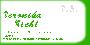 veronika michl business card